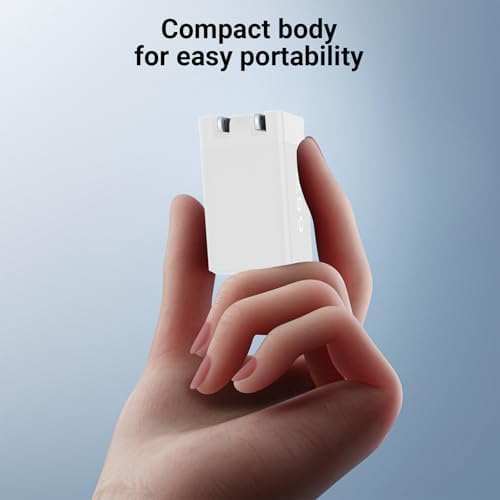 65 W USB C Wall Charger – Compact 3-Port Fast Charging Station for Mac Book Pro, i Pad Pro, Galaxy S23 & i Phone 15 – Foldable Travel Design with Universal Compatibility & Enhanced Safety Features for Optimal Device Performance