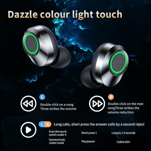 Revolutionary Wireless Earbuds with Superior Active Noise Cancellation – 48-Hour Battery Life for Endless Listening, Sweat-Resistant Design for Fitness Enthusiasts, LED Battery Indicator for Easy Monitoring, Effortless Bluetooth Pairing for Seamless Connectivity