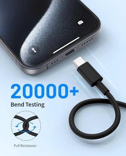 Enhance Your Driving Experience with the 3-Pack MFi Certified Car Play Cable for i Phone 15/16 Series – 6 FT Fast Charging & Durable USB-C Connection for Effortless Navigation and Hands-Free Communication