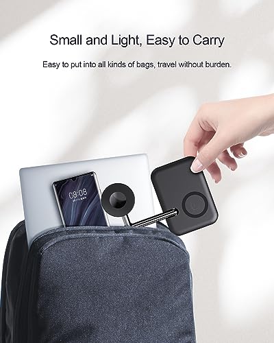 Dual Charging Dock for Apple Watch & Air Pods – Portable 2-in-1 Charger Stand with Fast Charging Capability, Compatible with All Apple Watch Series Ultra/10/9/8/7/6/SE/5/4/3 and Air Pods Pro/4/3/2/1 – Sleek Foldable Design for Travel and Space-Saving Solutions