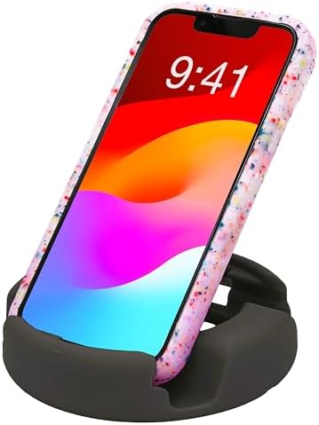 GoDonut Plus+ Phone Stand – Portable Mount Accessory – Charging Port Access – Compatible with Tablet, iPhone 16 15 14 Pro Max Android & Most Smartphones – Teal – Enhanced Compatibility and Speed