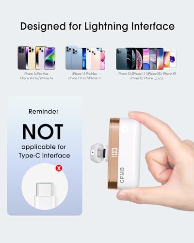 Compact 5,000 m Ah Portable Charger with 22.5 W Fast Charging – Sleek Power Bank with Digital Display for i Phone 16/15, Samsung, LG, Google & More – Ultimate Compatibility for On-the-Go Power Solutions