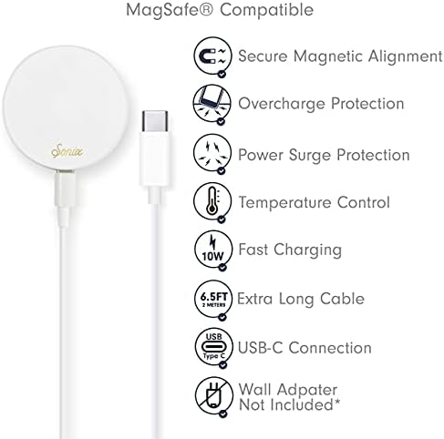 Sonix x Sanrio Hello Kitty & Care Bears Magnetic Mag Safe Charger for i Phone 12-16 Series | 6.5 ft USB-C Fast Wireless Charging Cable | Stylish, Playful, and Efficient Power Solution for Your Device