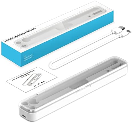Maximize Your Apple Pencil’s Potential with the Are Me 2 in 1 Magnetic Wireless Charging Case – Ultimate Compatibility for 1 st & 2 nd Gen, Portable Storage Solution for Seamless On-the-Go Creativity and Enhanced Charging Speed