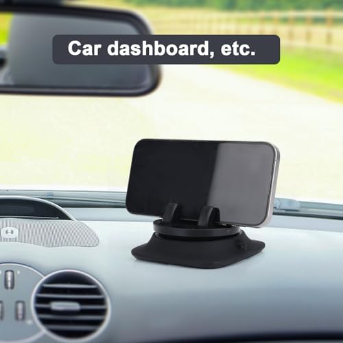 BOXOB 360-Degree Adjustable Car Phone Holder Mount – Ultimate Dashboard Stand for Smartphones & Tablets – Anti-Slip Grip for Enhanced Stability – Essential Vehicle Accessory for Safe Navigation & Hands-Free Communication in Any Car