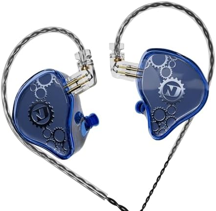 ND Venus High-Fidelity In-Ear Monitor Headphones – Premium Wired Earbuds Featuring 10 mm Dual Magnetic Drivers for Superior Audio Clarity – Ergonomically Designed for Comfort with Detachable Cable and Integrated Mic – Ideal for Gamers and Audiophiles – Versatile 3.5 mm Compatibility for Seamless Sound Connection – Perfect for Extended Listening and Immersive Gaming Experiences
