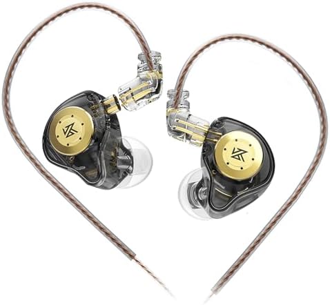 KZ EDX PRO Wired In-Ear Headphones – Premium Hi-Fi Stereo Sound with Dynamic Driver for Gaming and Audiophile Experiences, Noise-Cancelling Earbuds in Elegant White, Featuring Integrated Microphone for Crystal Clear Communication – Unmatched Comfort and Broad Device Compatibility for Elevated Listening Quality