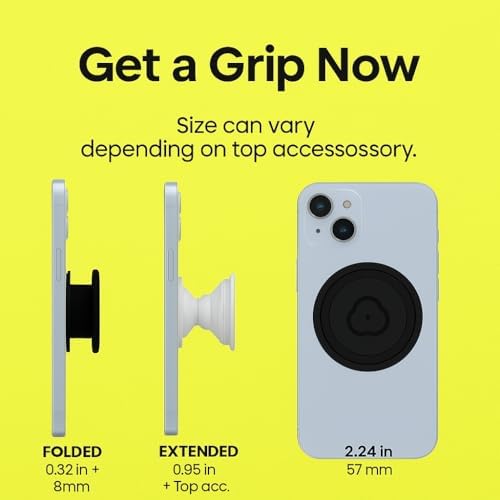 Charming 3 D Bear Magnetic Phone Grip – Anti-Slip Collapsible Holder for Secure Smartphone Handling – Cute, Portable Finger Holder Enhancing Comfort & Functionality for Tablets and Cellphones (BG2-Phone Grip-Pink)