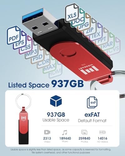 MOSDART 256 GB USB 3.1 Dual Flash Drive – Lightning-Fast Data Transfer for i Phone 15/16, Android, i Pad & Mac Book – Versatile USB-C & A Compatibility – Portable Keychain Design with LED Status Indicator