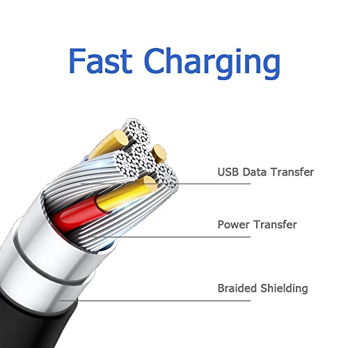 10 ft USB C Charging Cable – High-Speed Type C Charger for i Pad Pro, Galaxy, Mac Book, and More – Durable Long-Length Cord for Fast Data Transfer and Enhanced Device Compatibility – Perfect for Home and Office Use