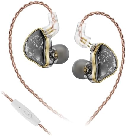 DB2 IEM Hybrid Earphones – Premium 1 BA & 1 DD In-Ear Monitors for Ultimate Sound Experience, Perfect for Gamers, Audiophiles, and Musicians – Stylish Purple Finish with Detachable 2-Pin Cable & 3.5 mm Connection for Enhanced Comfort and Performance