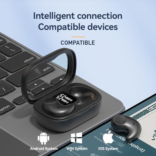 Invisible Comfort Wireless Sleep Earbuds for Side Sleepers – 58-Hour Noise-Cancelling Bliss with Crisp Call Clarity in Stylish Off White – The Essential Audio Solution for Restful Sleep and Effortless Connectivity