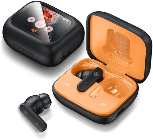 THREE PEACHES Bluetooth 5.4 Wireless Earbuds – Advanced Active Noise Cancelling In-Ear Headphones with Intuitive Touch Controls and USB Charging Case – IPX4 Waterproof Design for Ultimate Durability, Ideal for Fitness Enthusiasts, Daily Commuters, and Music Aficionados