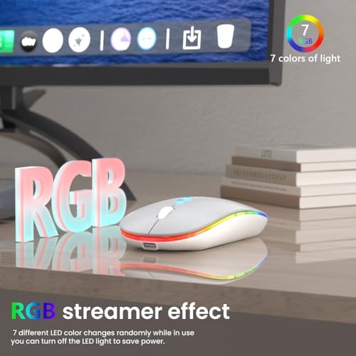 Elevate Your Computing Experience with the Q23 S Black Wireless Mouse – Rechargeable, Dual Mode USB-A & Type-C, Silent Operation, and 3 Adjustable DPI for Ultimate Precision and Versatility Across Laptops, Macs, PCs, and Android Devices