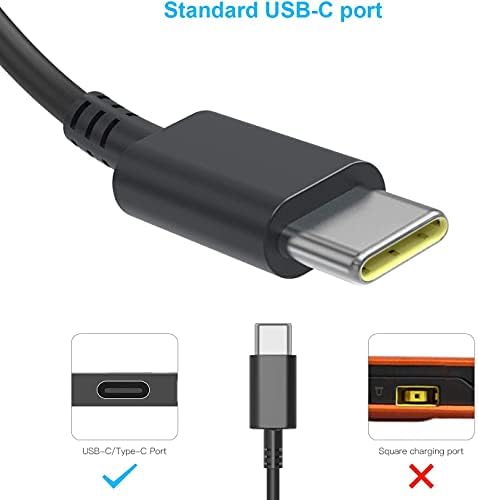 Universal 65 W USB Type-C Laptop Charger – High-Speed Power Supply for Lenovo, Dell, HP, Acer, Chromebook, Asus, Samsung & Sony – Fast Charging AC Adapter with Enhanced Compatibility for Diverse Models – Reliable Power Cord for Efficient Laptop Performance – Ideal for Professionals and Students
