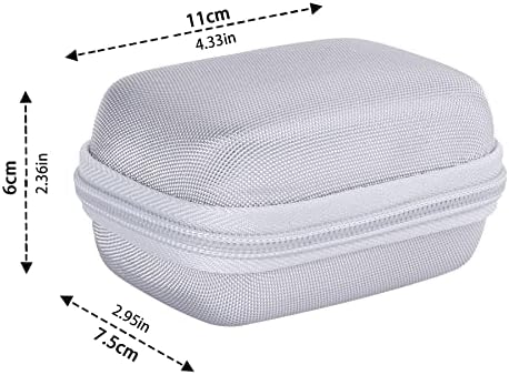 Khanka Protective Hard Case for Anker 45 W Wall Charger & 20 W Portable Charger – Ultimate Travel Companion for Anker 521 Power Bank (Power Core Fusion) – Lightweight Shockproof Design, Modern White Finish, Secure Zipper Closure for Enhanced Portability and Device Safety