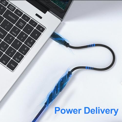 USB Type C 3.1 Panel Mount Adapter Cable 0.6FT, USB C Gen 2 Male to Female 10Gbps Data Cable with Mount Screw for MacBook Tablet, Mobile Phone, Hard Disk Drive – Enhanced Compatibility and Speed