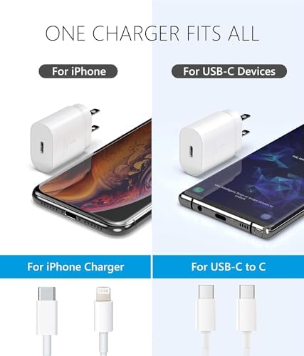 30 W USB-C Power Delivery Dual-Pack Fast Charging Wall Adapter – Optimal Quick Charge Solution for i Phone 16, i Pads, Galaxy S24 | Compact Design with Overheat Protection for Safe and Efficient Powering