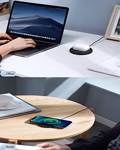 Dual Pack 15 W Fast Wireless Charger – Maximize Charging Efficiency for i Phone 16/15/14 & Samsung Galaxy S24/S23/S22 – Sleek Design, Enhanced Compatibility, Safe Charging for Air Pods Pro 2