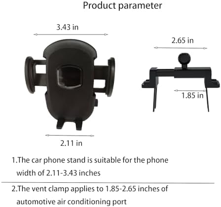Revolutionary Car Vent Phone Holder for Circular Exhaust Ports – Universal Smartphone Compatibility, Effortless Installation, and 360-Degree Rotation for Safer Hands-Free Navigation – Elevate Your Driving Experience with Enhanced Stability and Style