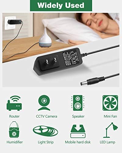 Universal 12 V 1 A DC Power Adapter for LED Strips & CCTV – Reliable 100-240 V AC to DC Converter with 5.5 mm x 2.5 mm Connector for Seamless Integration – Optimal Power Solution for Home Security and Lighting Applications