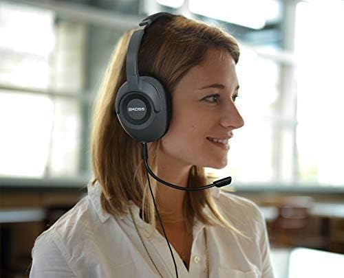 Koss SB42 Over-Ear Communication Headphones with Detachable Boom Mic – Unmatched Studio-Grade Audio for Crystal-Clear Conversations and Immersive Gaming Experience, Perfect for Professionals and Gamers Alike