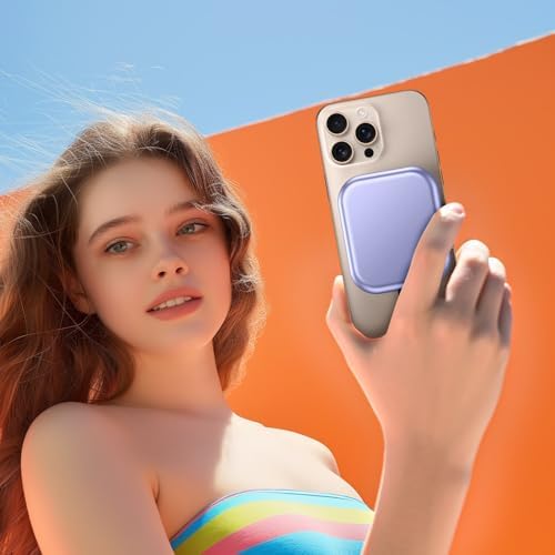 Ultra-Fast 10000 m Ah Magnetic Power Bank with Detachable Lanyard – 3-in-1 Wireless Charger for i Phone 12/13/14/15/16, Apple Watch & Air Pods – Compact Portable Battery Pack with 22.5 W PD Charging for Ultimate Device Compatibility and Convenience