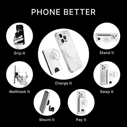 Revolutionary Mag Safe-Compatible Pop Sockets Phone Wallet with Expanding Grip – Rainbow Glass Design for Effortless Wireless Charging & Card Storage, Perfect for Busy Lifestyles