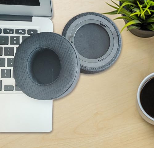 Upgrade Your Corsair Virtuoso RGB Wireless SE with Premium Breathable Earpads – High-Density Foam Cushions for Unmatched Comfort and Superior Sound Isolation – Durable, Easy-to-Install Replacement Ear Pads for Extended Gaming Sessions and Enhanced Audio Experience