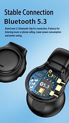 Revolutionary Wireless Bone Conduction Earbuds for Open-Ear Comfort – Bluetooth-Enabled, Waterproof Design with Long Battery Life, Perfect for Active Lifestyles and Small Ear Canals, Great Holiday Gift Option