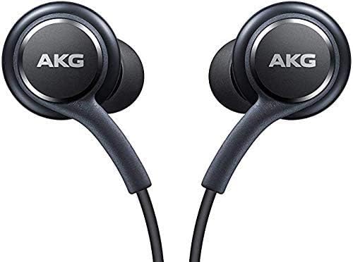 Premium AKG Stereo Earbuds for Samsung Galaxy S10 Series – Tangle-Free Headphones with Microphone & Volume Control – Dual Pack for Enhanced Sound Experience – Perfect for Music Lovers and Professionals