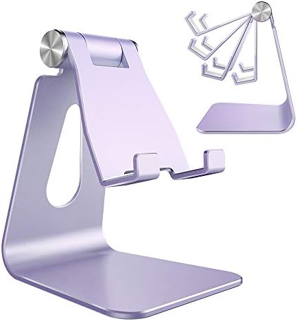 CreaDream Adjustable Cell Phone Stand, Phone Stand, Cradle, Dock, Holder, Aluminum Desktop Stand Compatible with Phone 13 12 Pro Max Charging, Accessories Desk, All Mobile Phones, Sierra Blue – Enhanced Compatibility and Speed