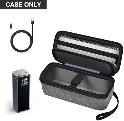 Premium Carrying Case for Anker Prime Power Bank 27,650 m Ah – Travel-Friendly Charger Storage Holder with 3-Port Design for Enhanced Charging Speed and Organization, Durable Grey Finish