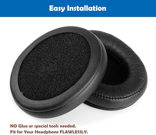Ultimate Comfort Replacement Earpads for VIPEX Active Noise Cancelling Headphones – Luxurious Leather and Adaptive Memory Foam for Enhanced Sound Isolation and Listening Pleasure – Custom Fit for BH001 Models with Exceptional Durability and Easy Installation