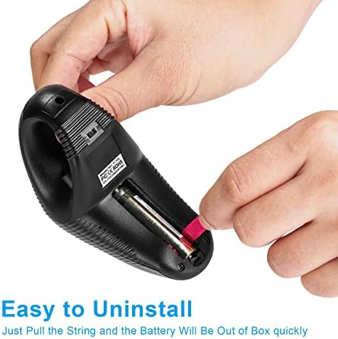 Experience Effortless Control with the Welspo Wireless USB Handheld Finger Trackball Mouse – Ergonomic Design & Laser Pointer for Seamless Presentations and Enhanced Navigation