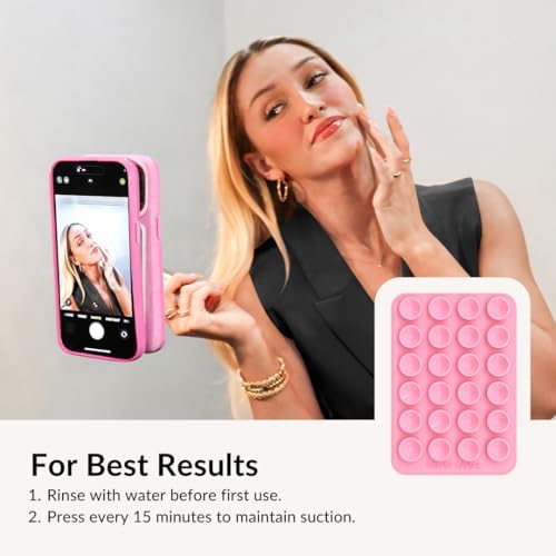 Transform Your Mobile Interaction with the VELVET CAVIAR Mag Safe Suction Cup Phone Case Mount – Superior Silicone Grip for Effortless Selfies and Secure Navigation. Featuring an Elegant Nude Beige Finish, This Premium Phone Accessory Ensures Stability for Streaming and Video Calls. Experience Unmatched Convenience with a Durable, Easy-to-Clean Design Perfect for On-the-Go Lifestyles. Ideal for Enhanced Usability, This Innovative Mount Keeps Your Device Within Arm’s Reach While Elevating Your Everyday Tasks with Style.