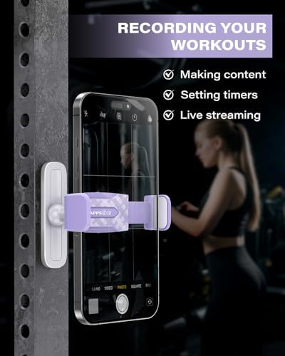 APPS2 Car Gym Magnetic Phone Holder – 360-Degree Adjustable Mount for Smartphones (4.7-6.5″) – Durable Alloy Base & Joint – Sleek Design for Enhanced Safety & Convenience on the Road – Optimal Viewing Angles for Navigation & Hands-Free Calls – Reliable Magnetic Grip for Secure Smartphone Support – Compact Gym Phone Accessory for Easy Installation & Use – Elevate Your Driving Experience with Robust Performance & Stylish Aesthetics