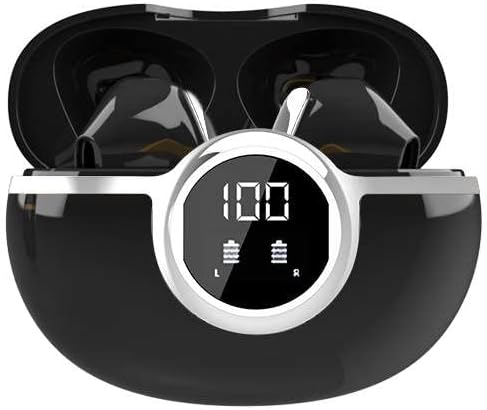 Revolutionary True Wireless Earbuds with Bluetooth V5.3 – 24-Hour Playtime, IPX5 Waterproof Protection, Touch Control for Seamless Connectivity – Perfect for Sports, Work, and Gaming – Compact & Lightweight Design for All-Day Comfort (Available in Black & White)