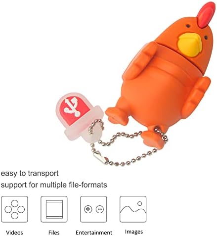 LEIZHAN 16 GB Fruit-Shaped USB Flash Drive Set – Adorable Pineapple, Carrot, Banana, and Strawberry Designs for Fun Data Storage – Perfect Gift for Students and Professionals – 64 GB Total Capacity with Enhanced USB 2.0 Compatibility – Lightweight and Durable Memory Sticks for Easy File Transfer and Backup