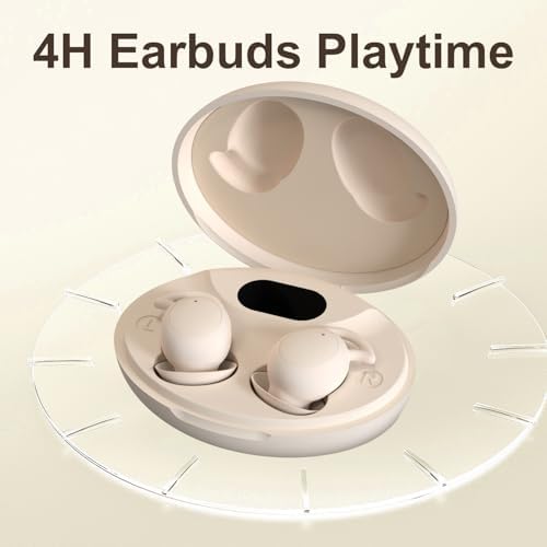 Ultimate Comfort Bluetooth Sleep Earbuds – Advanced Noise Cancellation for Side Sleepers – 24 d B Sound Isolation for Enhanced Sleep Quality – Lightweight Travel-Ready Design for Uninterrupted Rest Anytime – Experience Serenity with Wireless Connectivity and Ergonomic Fit