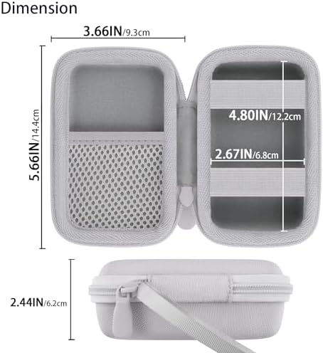 co2 CREA Green Hard Case for Anker Mag Safe UFO 3-in-1 Mag Go Wireless Charger Station – Travel-Friendly Foldable Charging Pad Protector with Enhanced Compatibility and 15 W Fast Charging Capability, Ideal for On-the-Go Charging Solutions