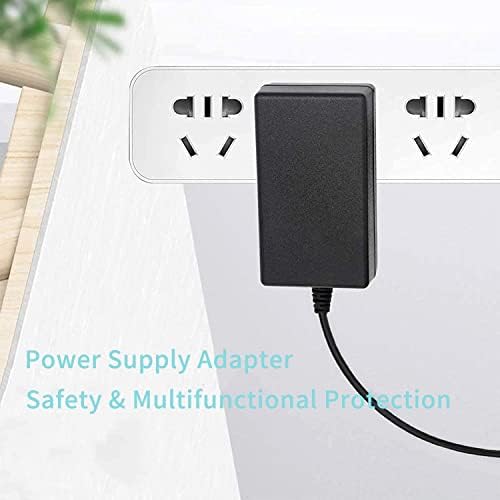High-Efficiency 15 V 3 A AC DC Power Supply Adapter – 45 W Output with 3.3 ft Cord for Enhanced Device Compatibility (5.5 x 2.1 & 2.5 mm Plugs) – Perfect Charging Solution for 1 A to 3 A Electronics, Ideal for Routers, Cameras, and LED Lights