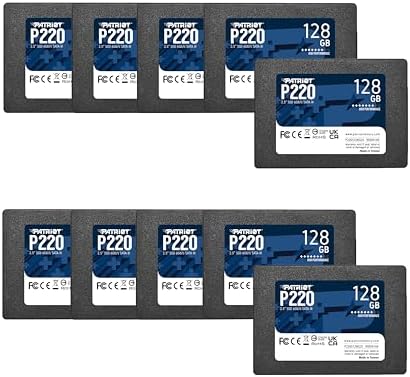 Patriot Memory P220 128 GB SATA III 2.5″ Internal SSD – Blazing Fast Solid State Drive for Enhanced Performance & Reliability – Upgrade Your Storage Today!