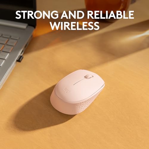 Logitech M170 Wireless Mouse – Ultra-Responsive Optical Tracking, Ambidextrous Design for All Users, 2.4 GHz USB Mini Receiver, 12-Month Battery Life, Perfect for PC, Mac & Laptop – Elevate Your Productivity with Seamless Wireless Freedom