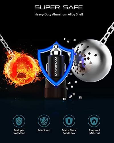 Rapid Charge USB C Car Charger – 73 W Turbo PPS Adapter for Samsung Galaxy S22/S21/S20 Ultra & i Phone 14/13/12/11 – Universal Compatibility for Seamless Power on the Go with Superior Durability & Performance