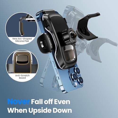 ELOHEI Custom Phone Mount for Volkswagen Golf 8 MK8 R GTI (2020-2024) – Ultimate Car Phone Holder for Enhanced Driving Experience, Quick-Release Design, 360-Degree Rotation, and Exceptional Compatibility with All Smartphone Sizes – Essential VW Golf Accessory for Navigation and Hands-Free Use