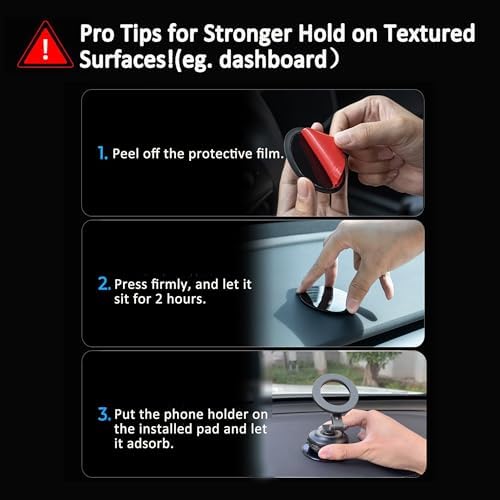 Transform your driving experience with our Advanced Electric Vacuum Magnetic Phone Holder – a 360° Adjustable Suction Cup Mount for All Smartphones. Engineered for maximum safety and efficiency, this innovative car accessory ensures your device is securely accessible while you keep your eyes on the road. Featuring a robust vacuum magnetic grip that withstands even the bumpiest rides, this universal smartphone car holder is compatible with all models. Enjoy effortless installation with its user-friendly one-touch release mechanism. Elevate your connectivity with this sleek and durable phone stand, designed to enhance your driving journey by facilitating easy access to navigation, music, and calls. Ideal for those who prioritize both functionality and style, this mount is a must-have addition to your vehicle’s interior. Optimize your driving experience today with this essential smartphone accessory that seamlessly combines practicality and cutting-edge technology.