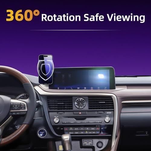 Lexus RX Vehicle-Specific Phone Holder for 8-Inch Screens | Adjustable Cradle for 4-7 Inch Smartphones | Perfect Fit for 2016-2019 RX350, RX350 L, RX450 h, RX450 h L | Quick Tool-Free Installation & Robust Stability for a Safer Driving Experience