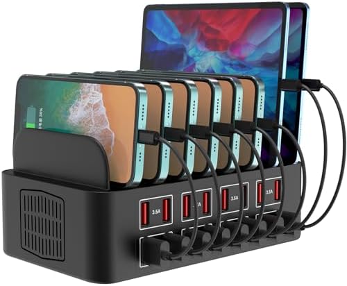 Cinlinso 150 W 16-Port USB Charging Hub: High-Efficiency Multi-Device Power Station with Intelligent Charging for i Pads, Tablets, Kindles & Smartphones – Optimal Solution for Home and Office Device Management