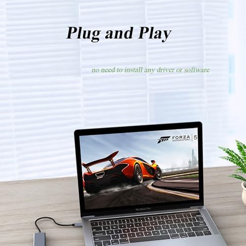 8-in-1 USB C Adapter for Ultimate Connectivity – Experience 4 K HDMI Output, Rapid Device Charging, Reliable Ethernet Connection, and SD/TF Card Reader – Versatile Multi-Port Hub for Enhanced Productivity with Laptops, Mice, and Keyboards – Compact, Durable Design for On-the-Go Professionals
